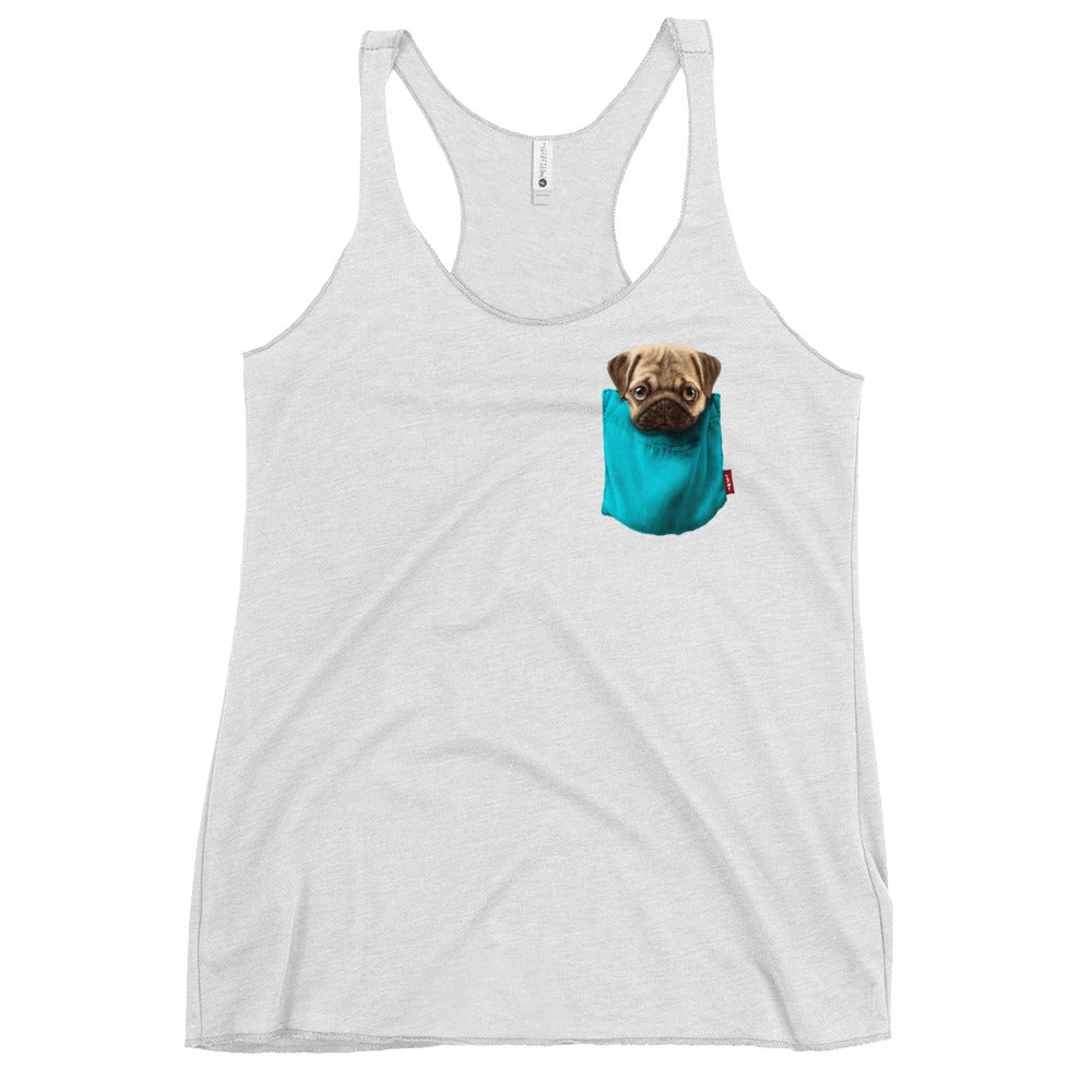 Pug Women's Racerback Tank