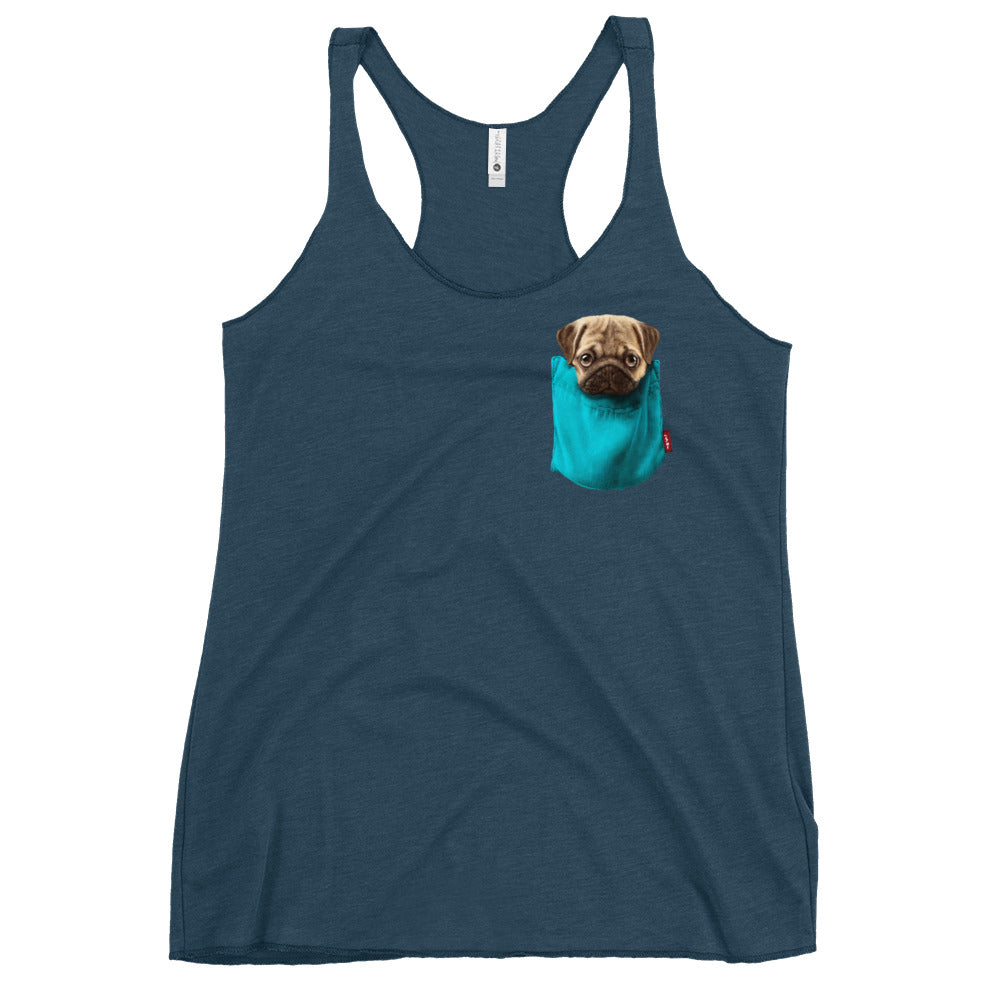 Pug Women's Racerback Tank