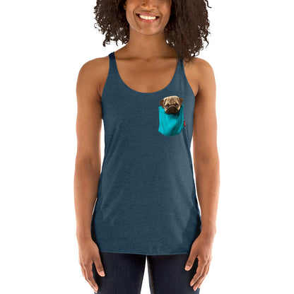 Pug Women's Racerback Tank