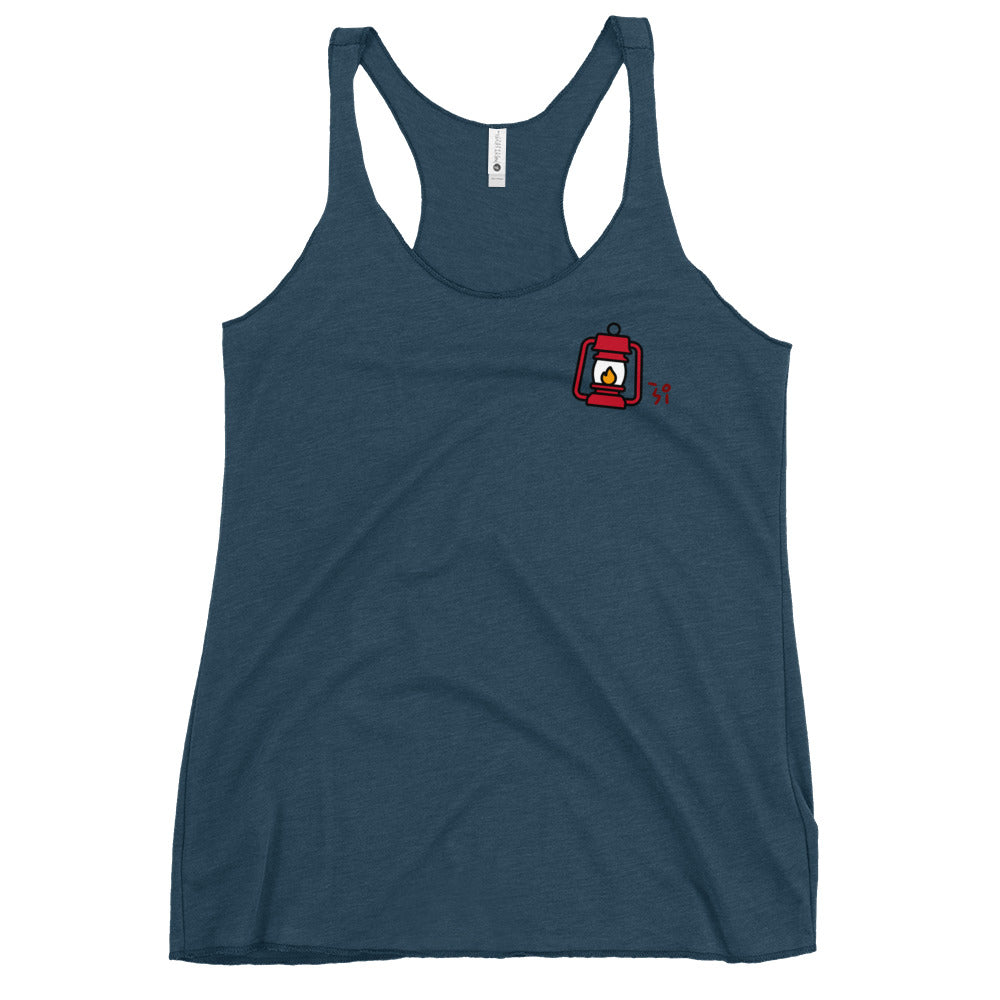 Camp lantern Women's Racerback Tank