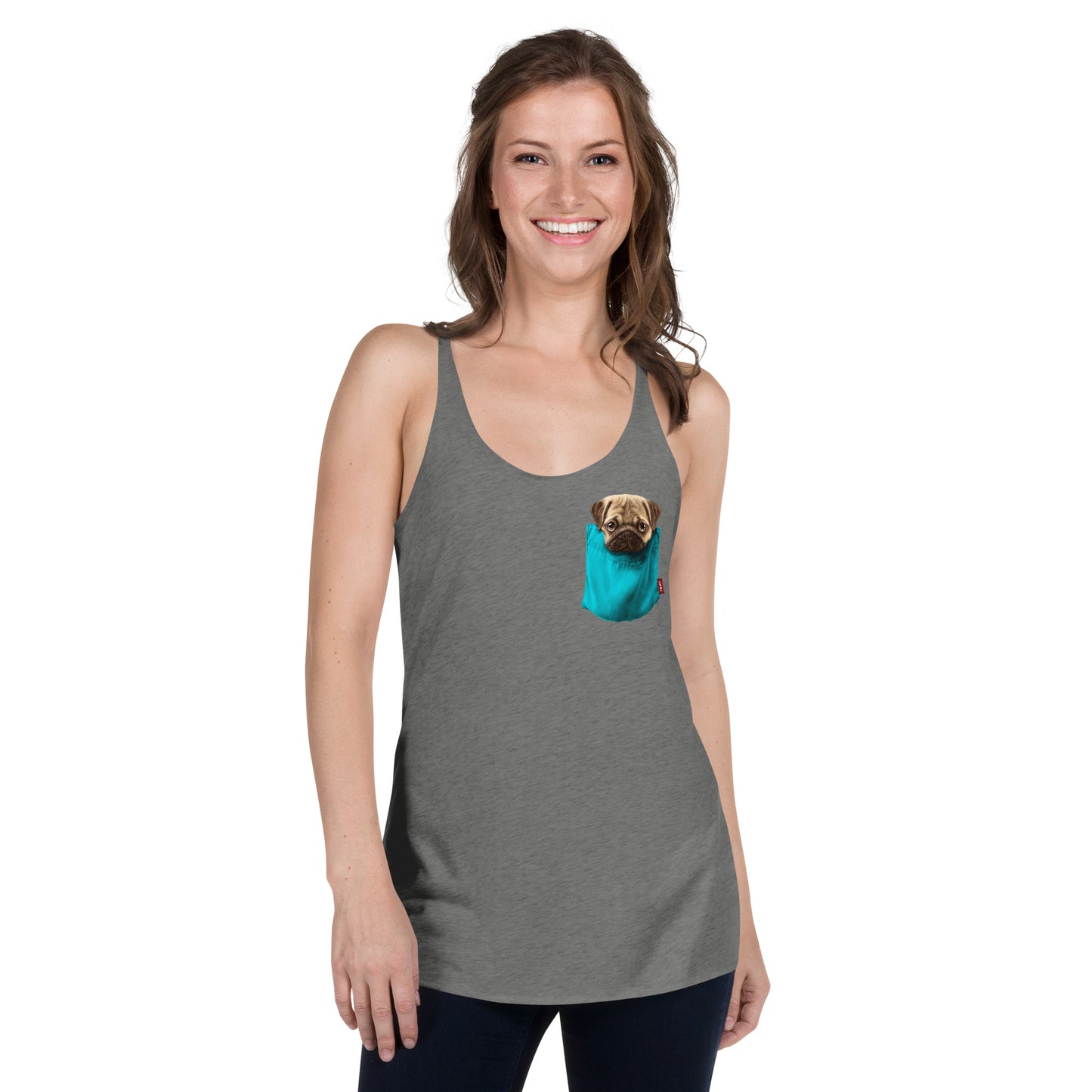 Pug Women's Racerback Tank