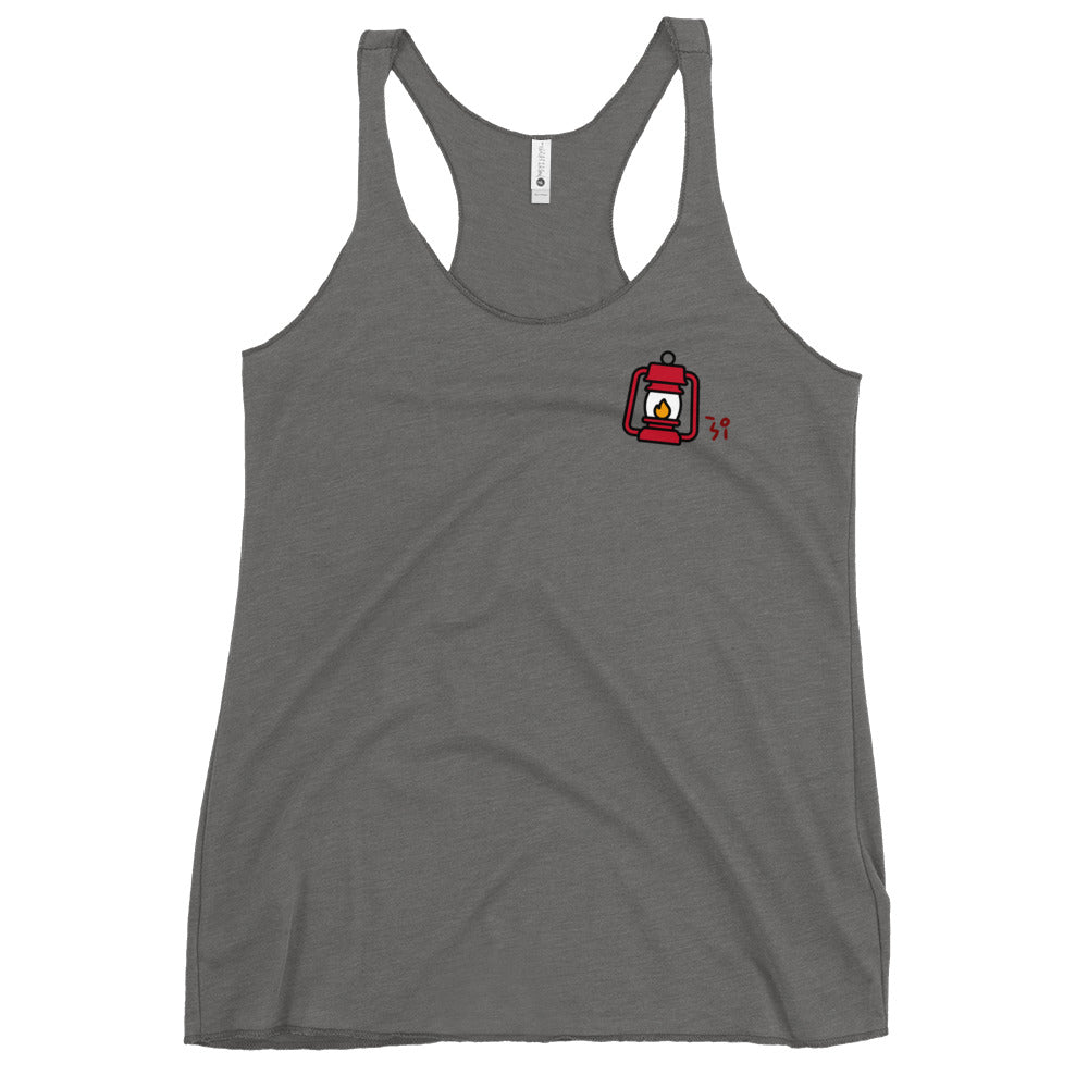 Camp lantern Women's Racerback Tank