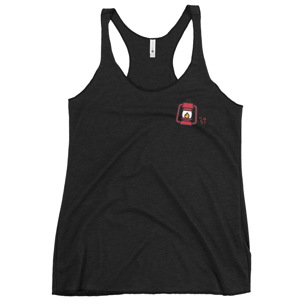 Camp lantern Women's Racerback Tank