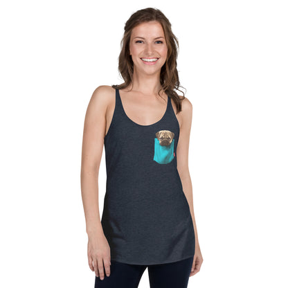 Pug Women's Racerback Tank