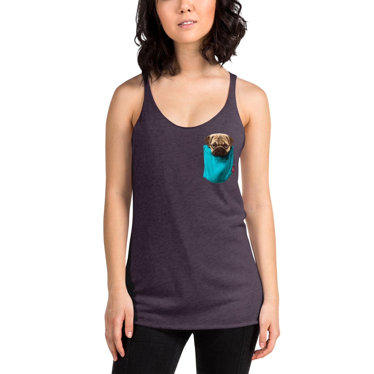 Pug Women's Racerback Tank