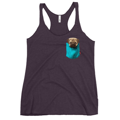 Pug Women's Racerback Tank