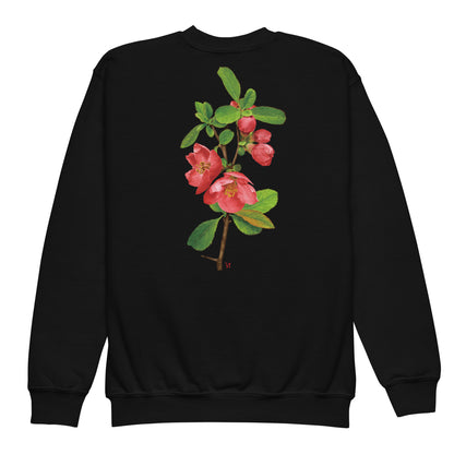 Chinese quince Youth crewneck sweatshirt