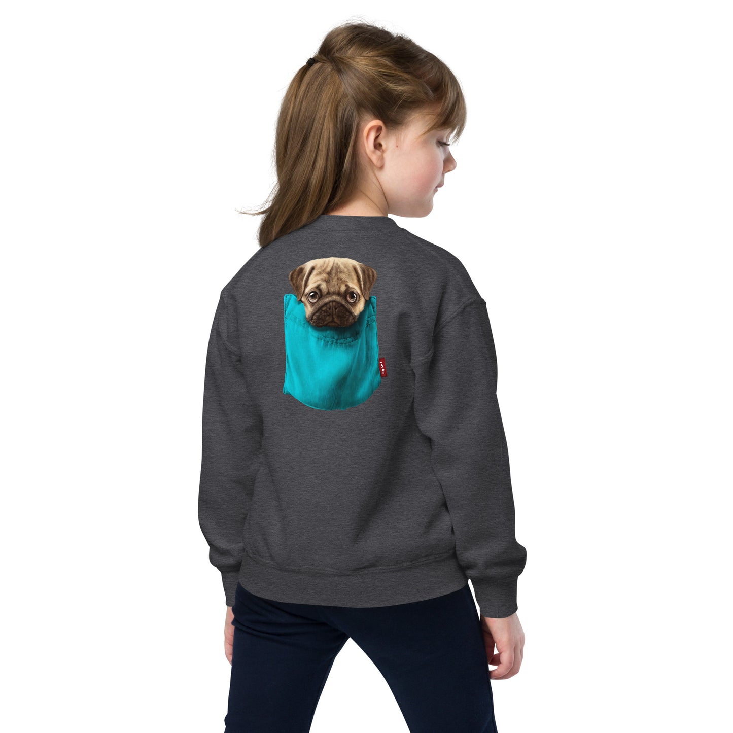 Pug Youth crewneck sweatshirt