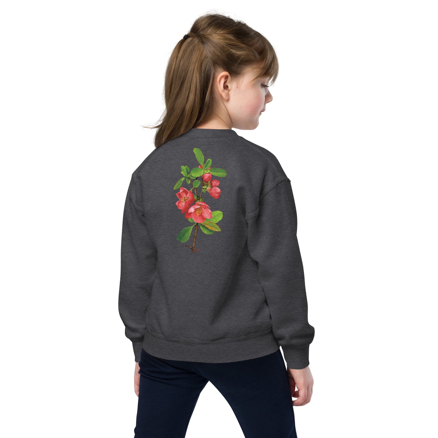 Chinese quince Youth crewneck sweatshirt