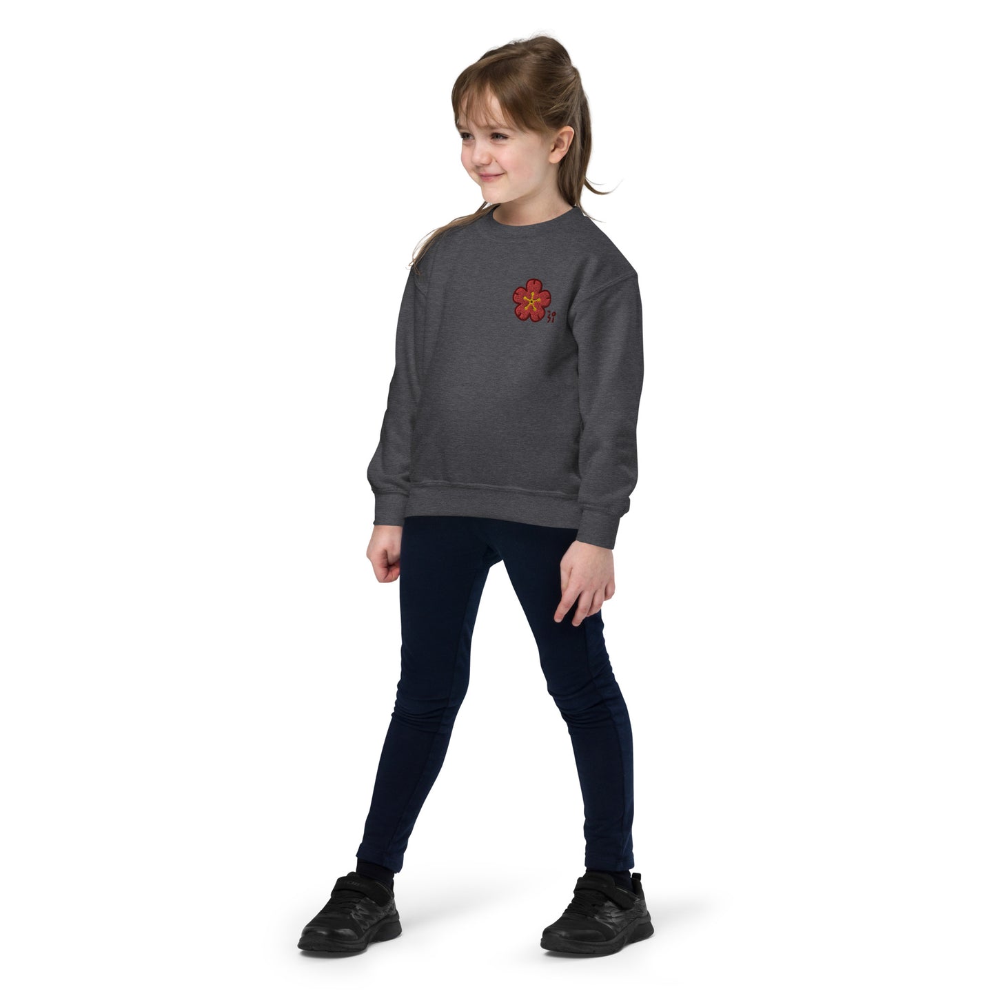 Chinese quince Youth crewneck sweatshirt