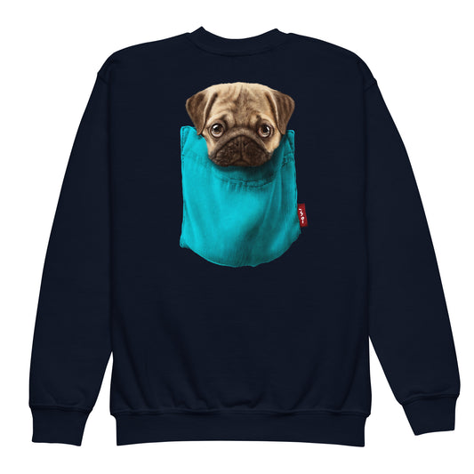 Pug Youth crewneck sweatshirt