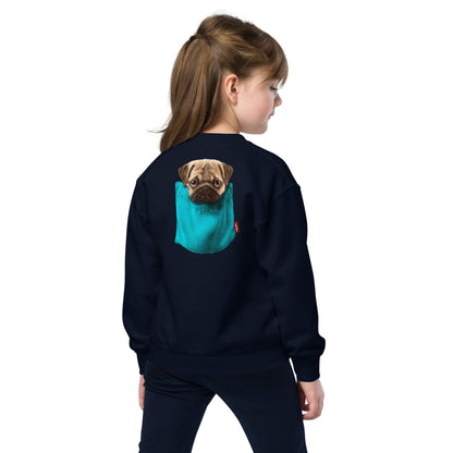 Pug Youth crewneck sweatshirt