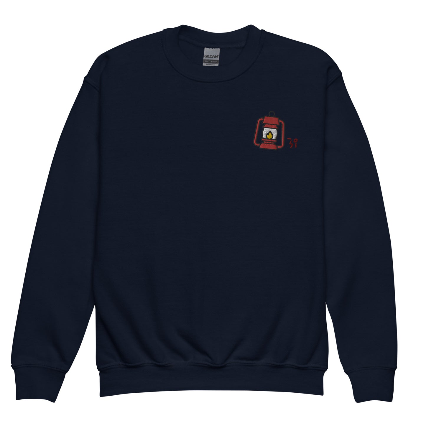 Camp lantern Youth crewneck sweatshirt