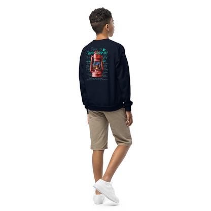 Camp lantern Youth crewneck sweatshirt