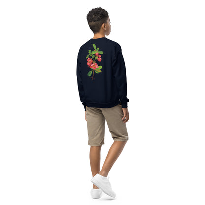 Chinese quince Youth crewneck sweatshirt