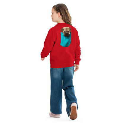 Pug Youth crewneck sweatshirt