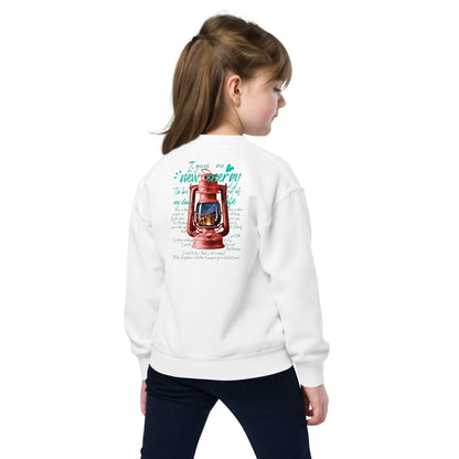 Camp lantern Youth crewneck sweatshirt