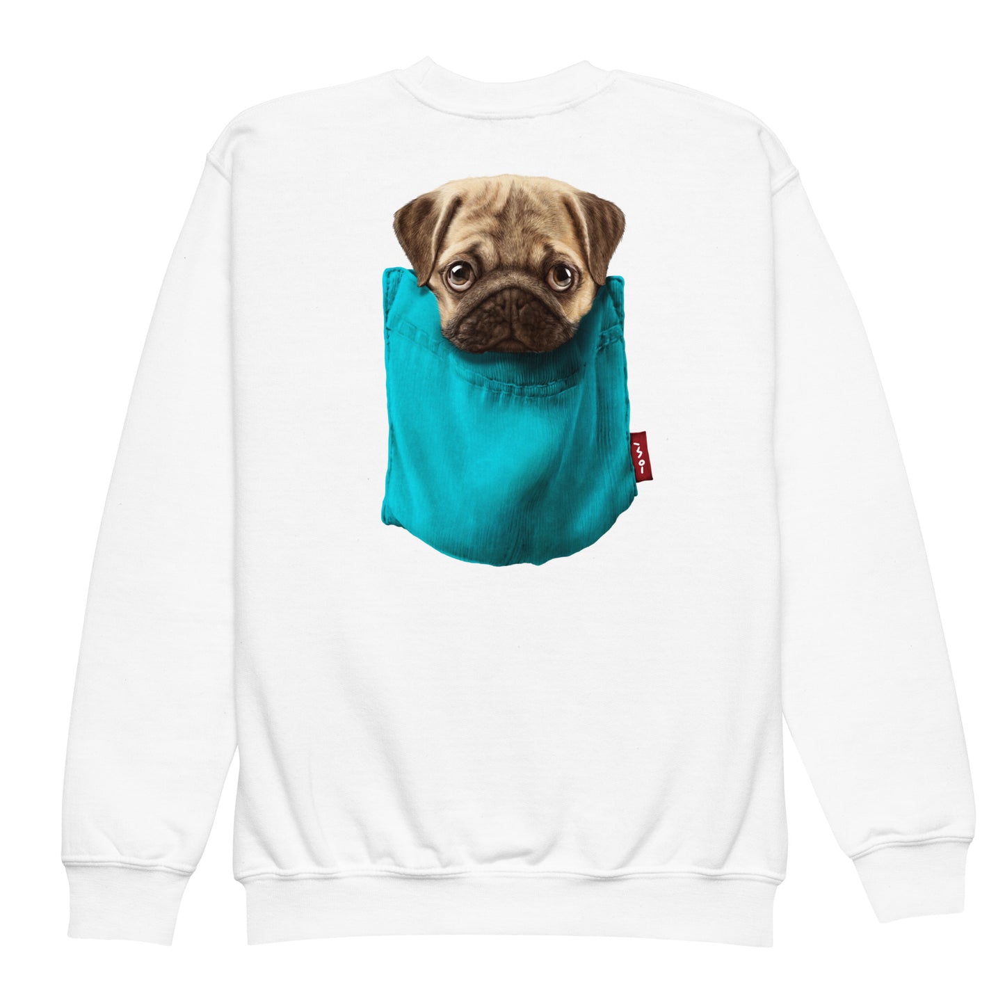 Pug Youth crewneck sweatshirt