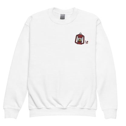 Camp lantern Youth crewneck sweatshirt