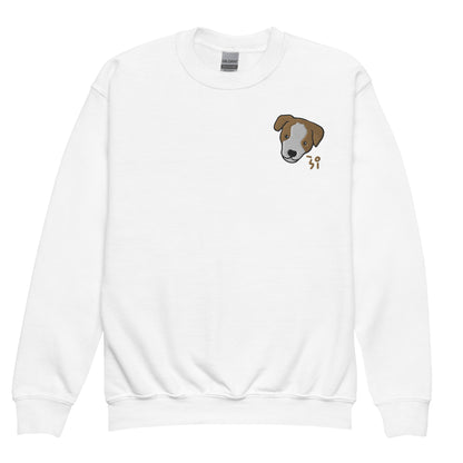 Jack Russell Terrier Youth crewneck sweatshirt