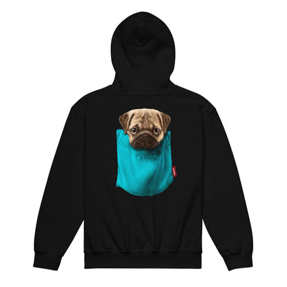 Pug Youth heavy blend hoodie