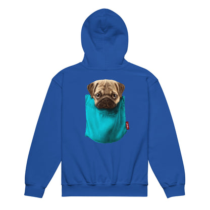 Pug Youth heavy blend hoodie