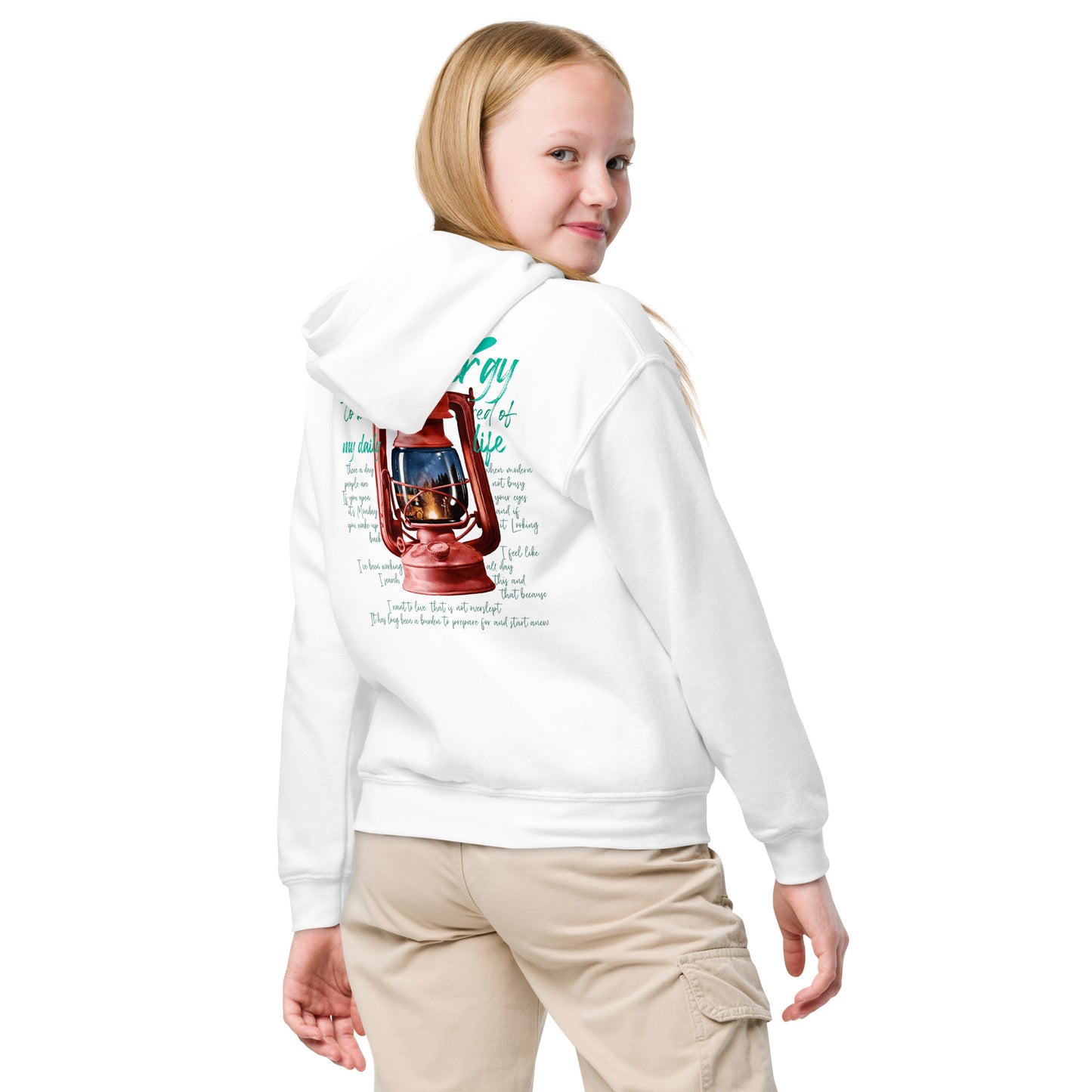 Camp lantern Youth heavy blend hoodie