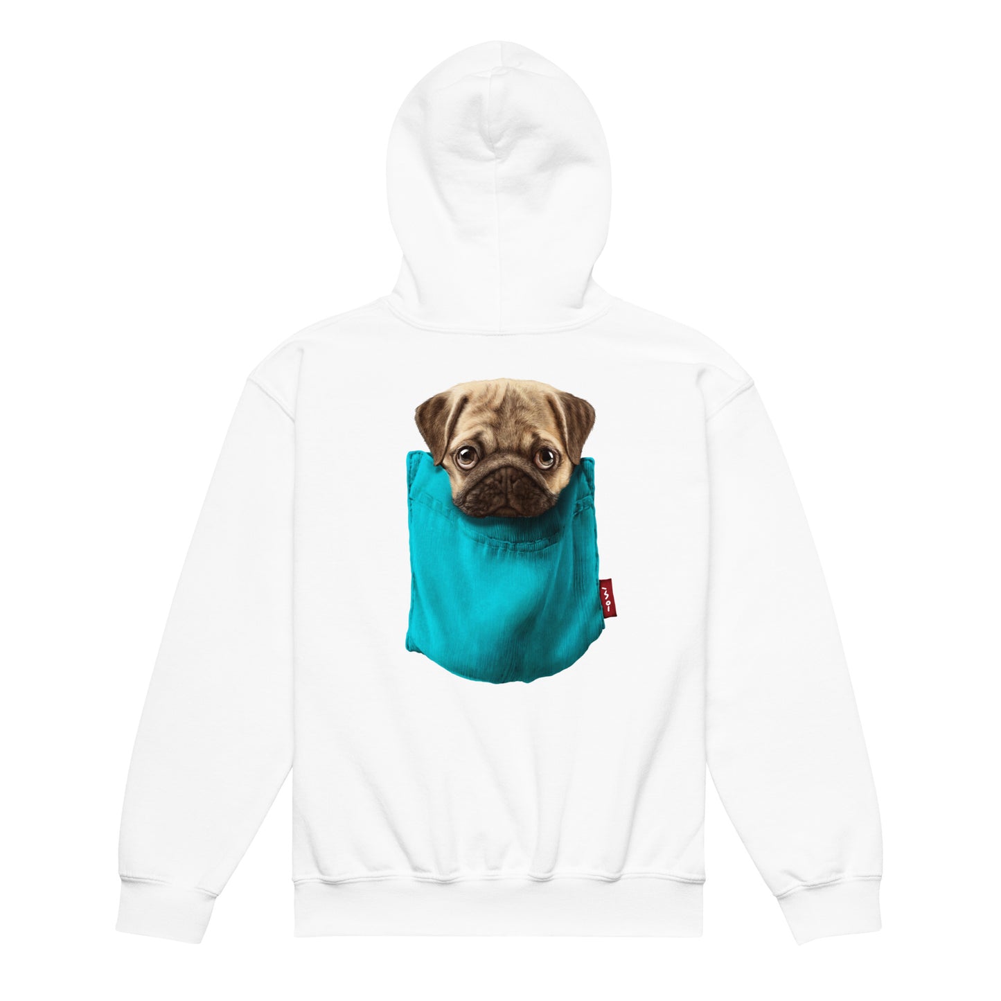 Pug Youth heavy blend hoodie