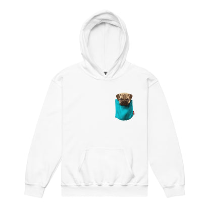 Pug Youth heavy blend hoodie