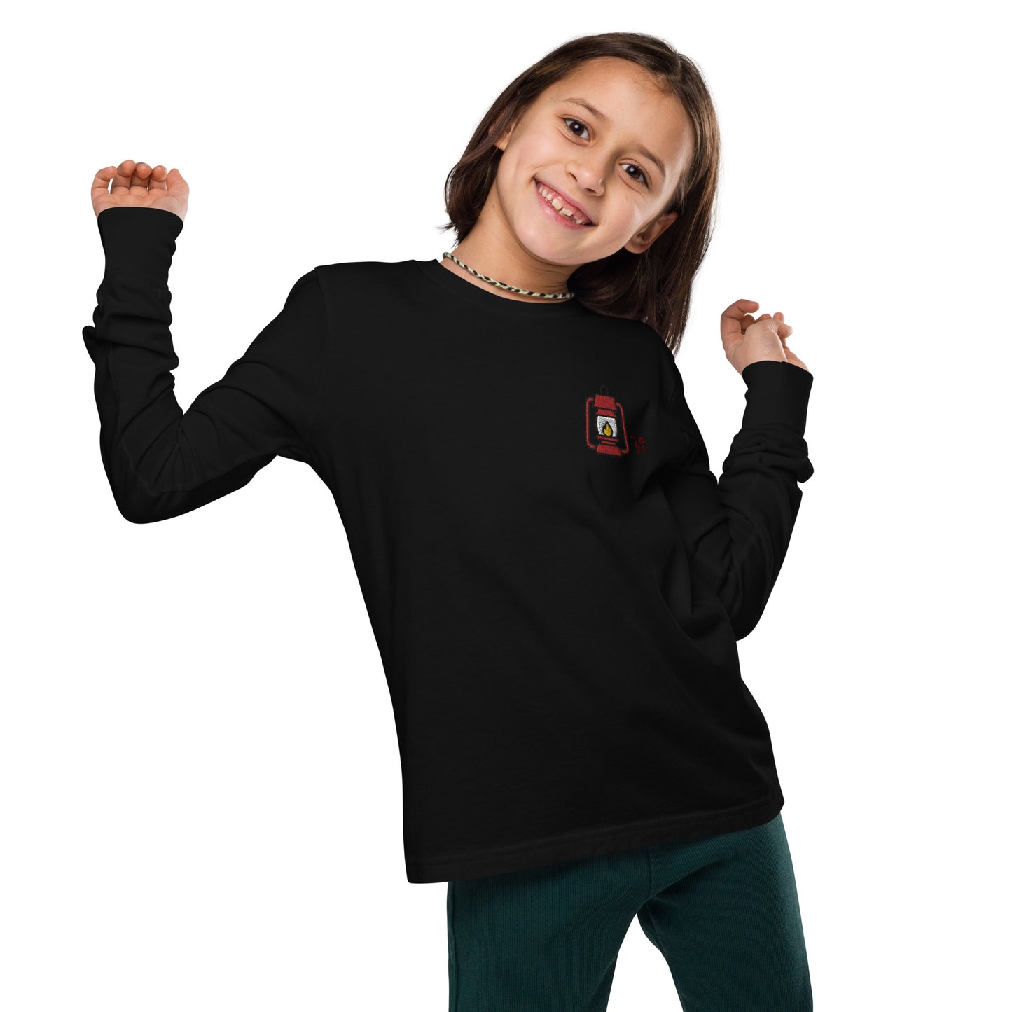 Camp lantern Youth long sleeve tee