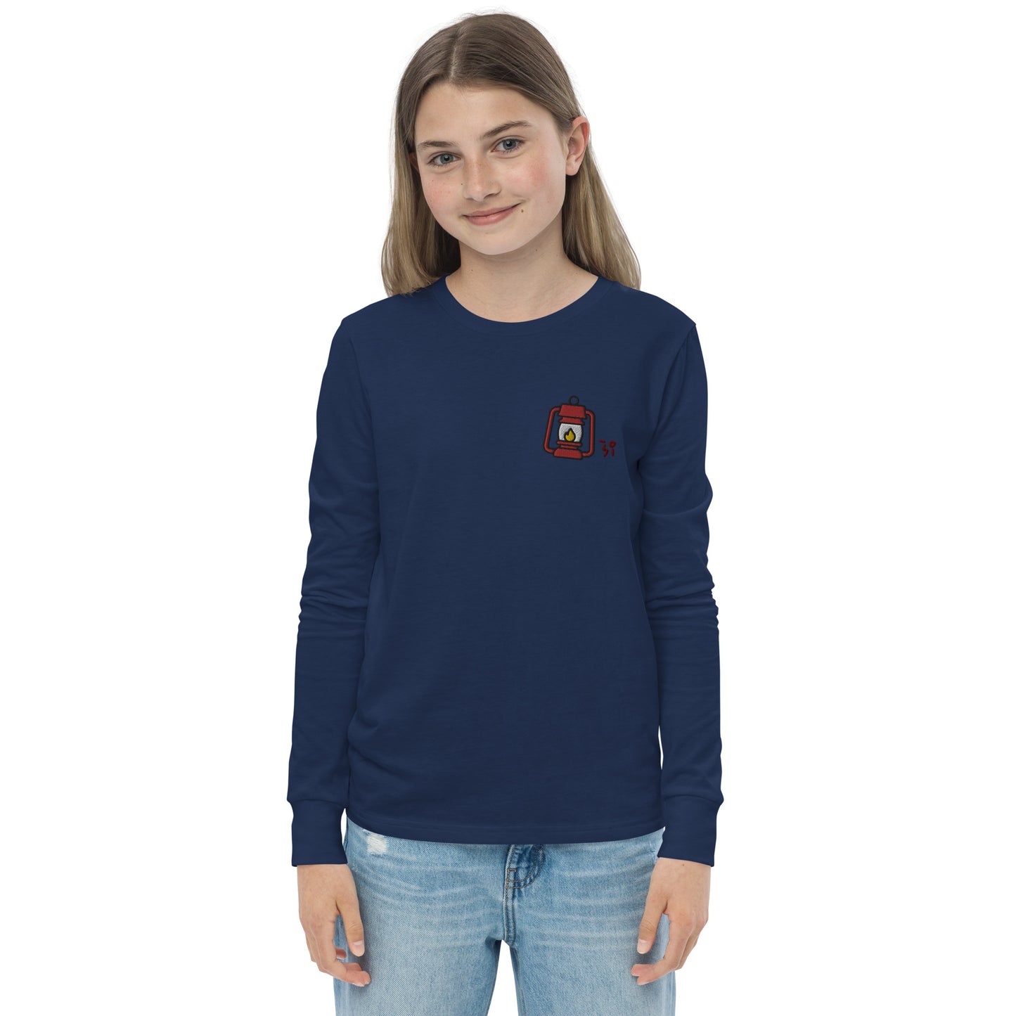 Camp lantern Youth long sleeve tee