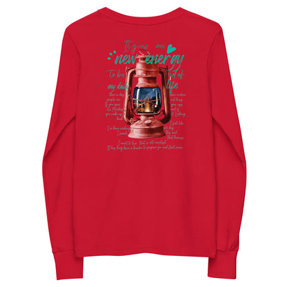 Camp lantern Youth long sleeve tee