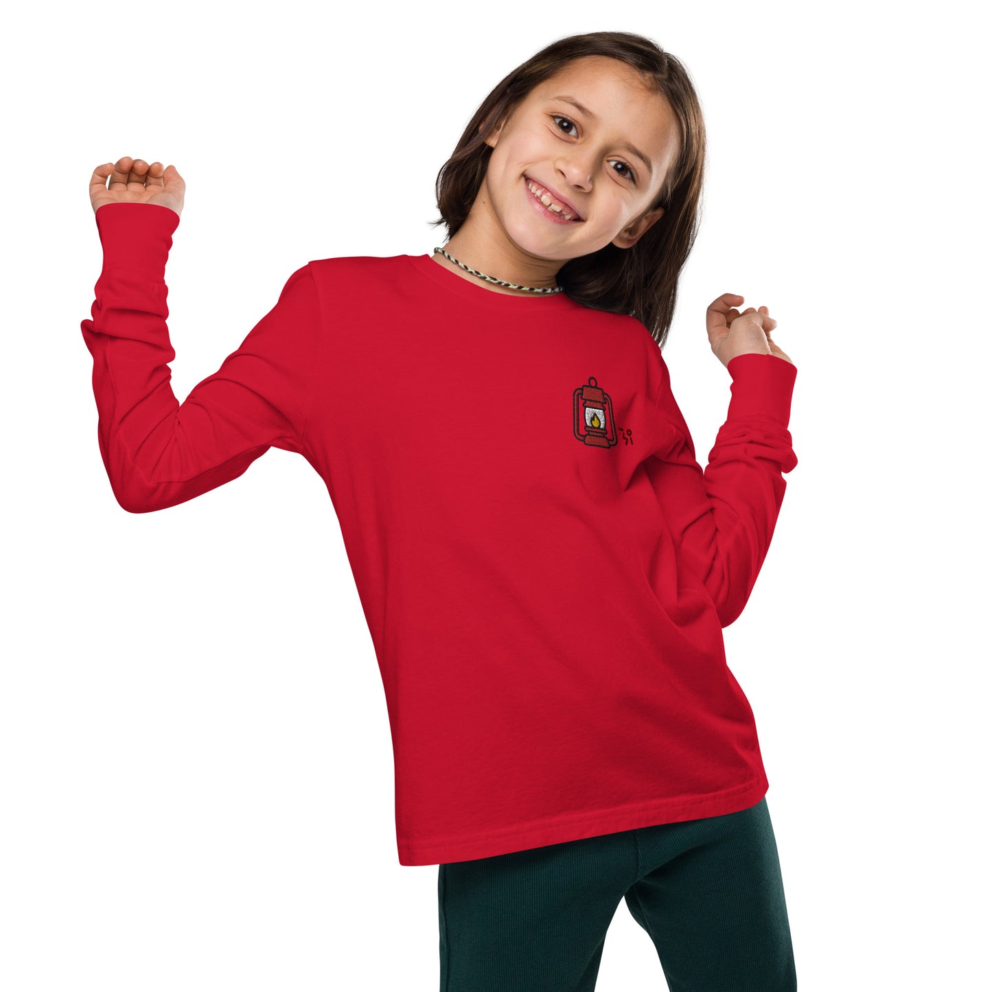 Camp lantern Youth long sleeve tee