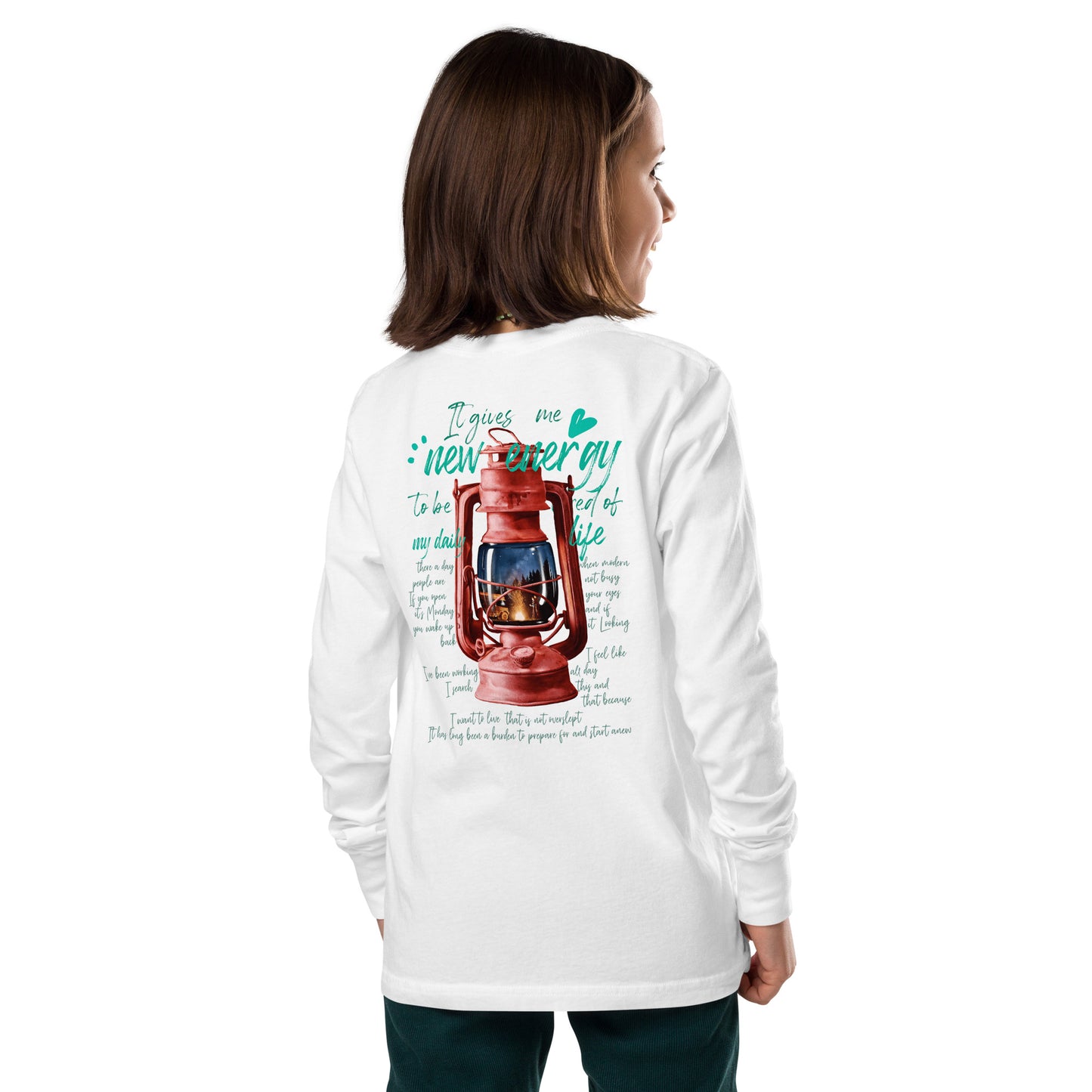 Camp lantern Youth long sleeve tee