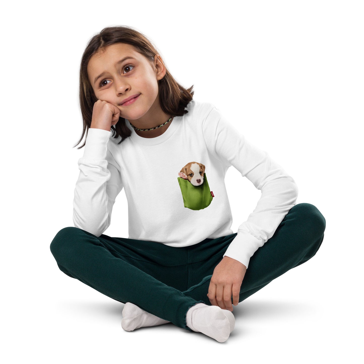 Jack Russell Terrier Youth long sleeve tee