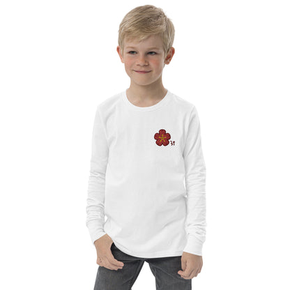 Chinese quince Youth long sleeve tee