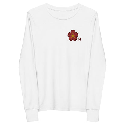 Chinese quince Youth long sleeve tee