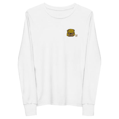 Pug Terrier Youth long sleeve tee