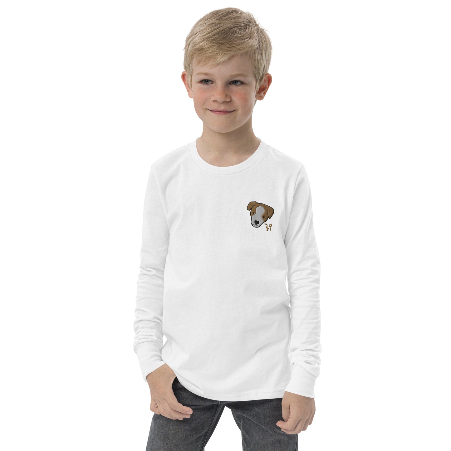 Jack Russell Terrier Youth long sleeve tee