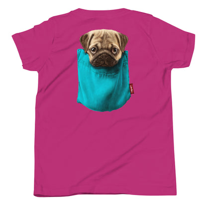 Pug Youth Short Sleeve T-Shirt