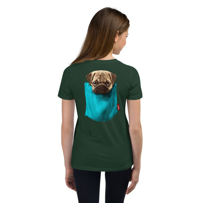 Pug Youth Short Sleeve T-Shirt